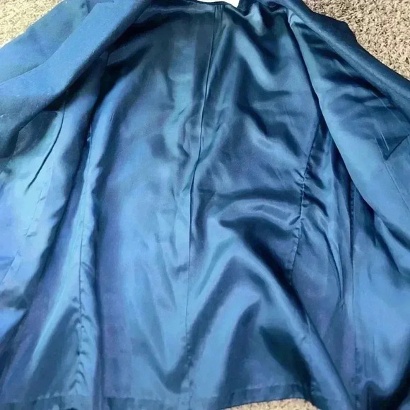 Pendleton Womens Size 8 Blue Business Blazer, 100% Virgin Wool - Picture 7 of 11